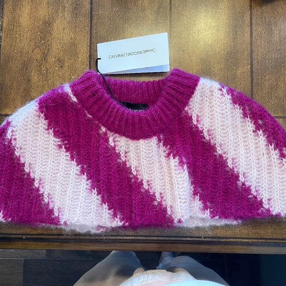 CALVIN KLEIN 205W39NYC Capes & Ponchos In Purple - Picture 3 of 5